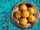 Besan Badam Ladoo/ Gram Flour Almond Balls