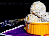 Lavender Apricot Ice Cream