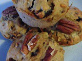 Banana Muffins with Pecans and Dates
