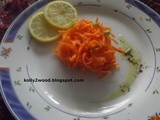 Carottes râpée en salade/ துருவிய கேரட் சல்லாது