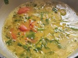 பாரம்பரிய கானாவாழை பருப்புக் கூட்டு# Indian dayflower dal curry