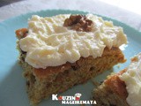 Κέικ καρότου με βουτυρένιο γλάσο τυριού (carrot cake)