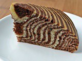 Κέικ Ζέβρα (Zebra cake)