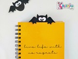 Pipistrelli segnalibro per halloween