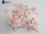 Riciclo creativo di un libro: Stella Origami