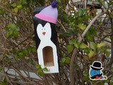 Riciclo creativo: Mangiatoia per uccelli a forma di Pinguino [tutorial]
