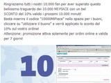 Sconto Opitec Italia per festeggiare i 10.000 fans