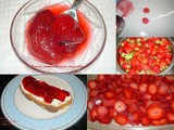 Φράουλα : γλυκό του κουταλιού, μαρμελάδα, σιρόπι! τρεις συνταγές σε μία (κι ακόμα μία)