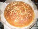 Παγκόσμια μέρα ψωμιού:Γεμιστό ψωμί με μέλι ( ή χαρουπόμελο ή πετιμέζι )-Stuffed bread with honey (or carob molasses or grape molasses)