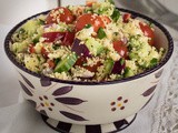 Mediteranska salata sa kus-kusom / Mediterranean salad with couscous