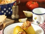 Punjene tikvice / Stuffed zucchini