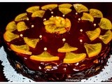 Ciasto czekoladowo-serowe z kandyzowaną pomarańczą