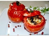 Pomidory zapiekane z borowikami i jajkami
