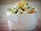 Riso basmati rucola limone e gamberetti