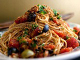 Spaghetti bottarga e profumo mediterraneo