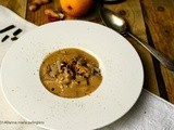 Una finta “Pasta e Fagioli” per i “Primi d’Italia” ovvero una Zuppa di cotta 74 “Mastri Birrai Umbri” con pasta all’amaranto, arachidi e cioccolato fondente