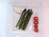 Roasted Asparagus with Taleggio Goat Cheese  Mousse 