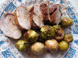 File s prokulicom i šampinjonima ☆ Pork tenderloin with Brussel sprouts and button mushrooms