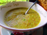 Gusta juha od heljde i graška :: Buckwheat and green pea soup