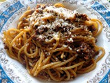 Integralni špageti Bolognese :: Whole-wheat spaghetti Bolognese
