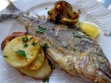 Orada s krumpirom i tikvicama :: Gilt-head bream with potatoes and zucchini