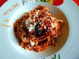 Široki rezanci (Mafaldine) alla Norma ☆ Mafaldine alla Norma
