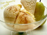 Sladoled od kruške s Amarettom :: Pear and Amaretto ice cream
