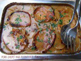 Složenac od svinjskih odrezaka i krumpira ☆ Pork chops and potato casserole