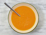 Parsnip, carrot and mango chutney soup