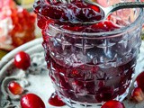 3 Ingredient Cranberry And Pomegranate Jam