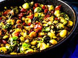 Brussels Sprouts With Chorizo And Rosemary