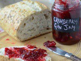 Cranberry gin jam