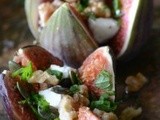 Figs With Feta Mint And Walnuts