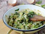 Greek wild greens with eggs