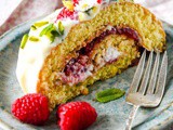 Raspberry And Lemon Roulade