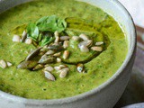 Watercress and spinach soup