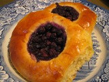 Breakfast Club: Finnish Blueberry-Filled Buns (Mustikkapiiraat)