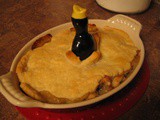 Traditional British Food: Chicken and Mushroom Pie