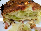 Rustic French Food, Cabbage and Galette  au Chou