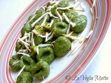 Gnocchi verdi agli spinaci e ricotta Master con fiori di zucchina e ricotta affumicata
