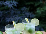 Classic caipirinha cocktail