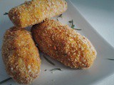 Crocchette (panzerotti) di patate e zucca al forno