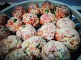 Polpette al basilico cotte al vapore [sena uova]