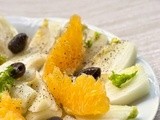 Insalata di finocchi arance e olive taggiasche