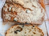 No-Knead Bread con le olive