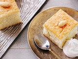 Almond and Rose Basbousa Style Cake Recipe