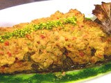 Baked fish with pistachio and tahini (samke harra) recipe
