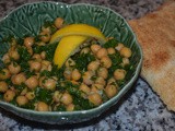 Balila (warm chickpea salad) recipe