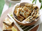 Barbecued spinach gozleme recipe