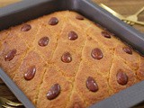 Basbousa Recipe | How to Make Basbousa (Semolina Cake)